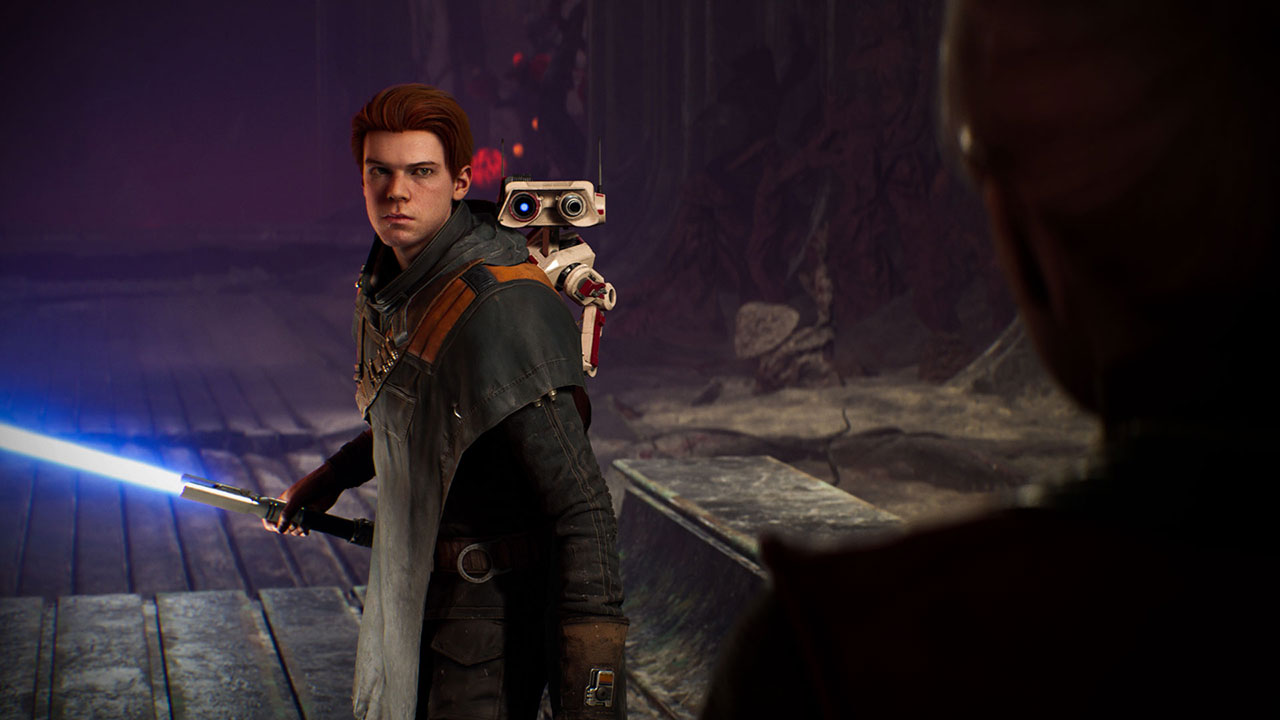 Cal ist die Hauptfigur des Spiels und kann auch sein eigenes Lichtschwert gestaltet.