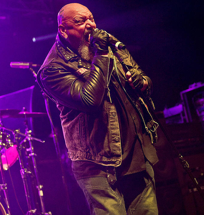 Paul Di'Anno performt live beim Hard Rock Hell Festival 2013 in Pwllheli, Wales