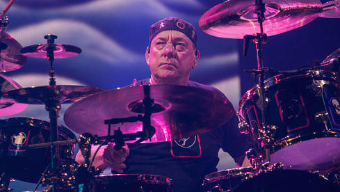Neil Peart mit Rush bei der "R40" Livetour am 19. Juli 2015 in Seattle, Washington