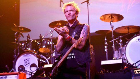 Sum 41-Frontmann Deryck Whibley beim Auftritt im Fonda Theatre am 12. Oktober 2018 in Los Angeles
