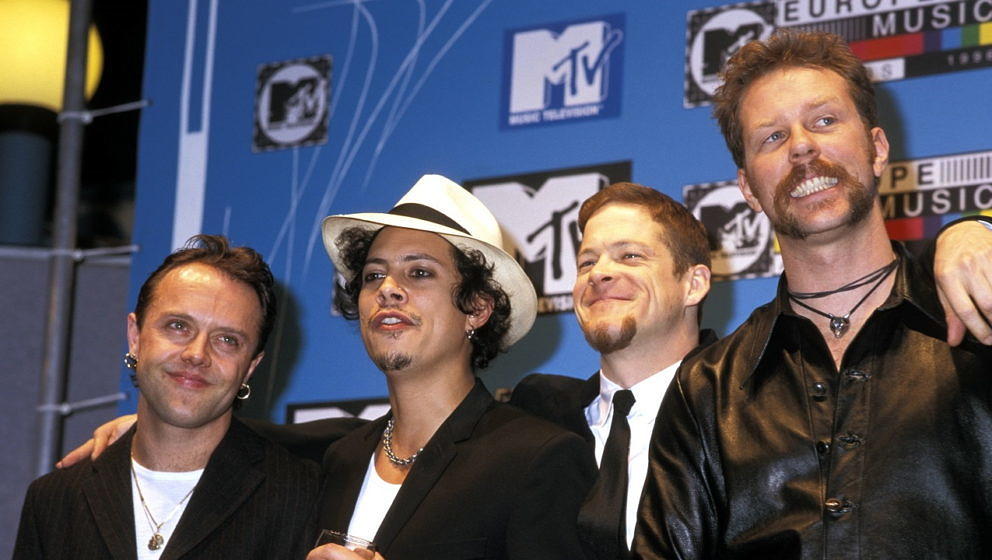 Metallica Mitte der 90er bei den MTV AWARDS EUROPE