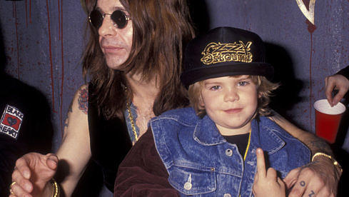 Vaterpflichten: Ozzy mit Sohnemann Jack Osbourne