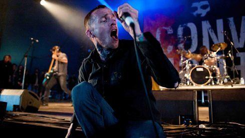 Converge-Frontmann Jacob Bannon beim Download Festival am 14. Juni 2013