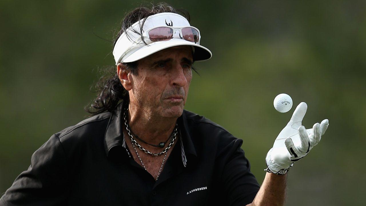 Alice Cooper bei einem Golf-Turnier in Dubai 2013