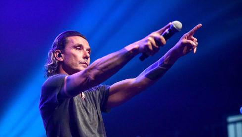 LOS ANGELES, 16.09.19, Kalifornien: Sänger Gavin Rossdale der Band Bush performt beim Above Ground Konzert
