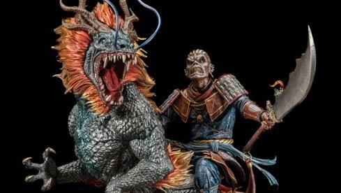 Das neue Iron Maiden-Gimmick: die "Eddie X The Chinese Dragon"-Statue