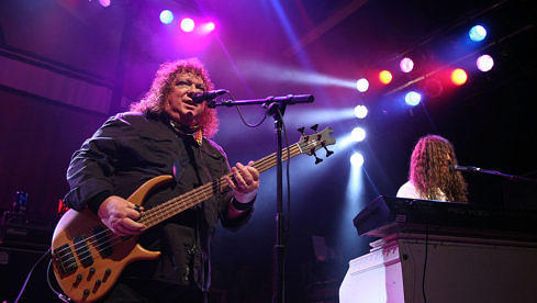 Sweet-Musiker Steve Priest (l) and Stevie Stewart im House of Blues am 30. April, 2009 in West Hollywood, Kalifornien