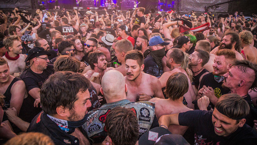 Metal ist keine Musik? Headbanger wie hier beim Wacken Open Air 2018 sehen das anders...