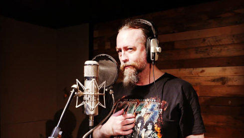 Dave Ingram bei der Arbeit