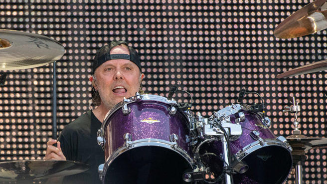 Lars Ulrich mit Metallica am 9. Juli 2019 im Ullevi Stadium in Göteborg, Schweden