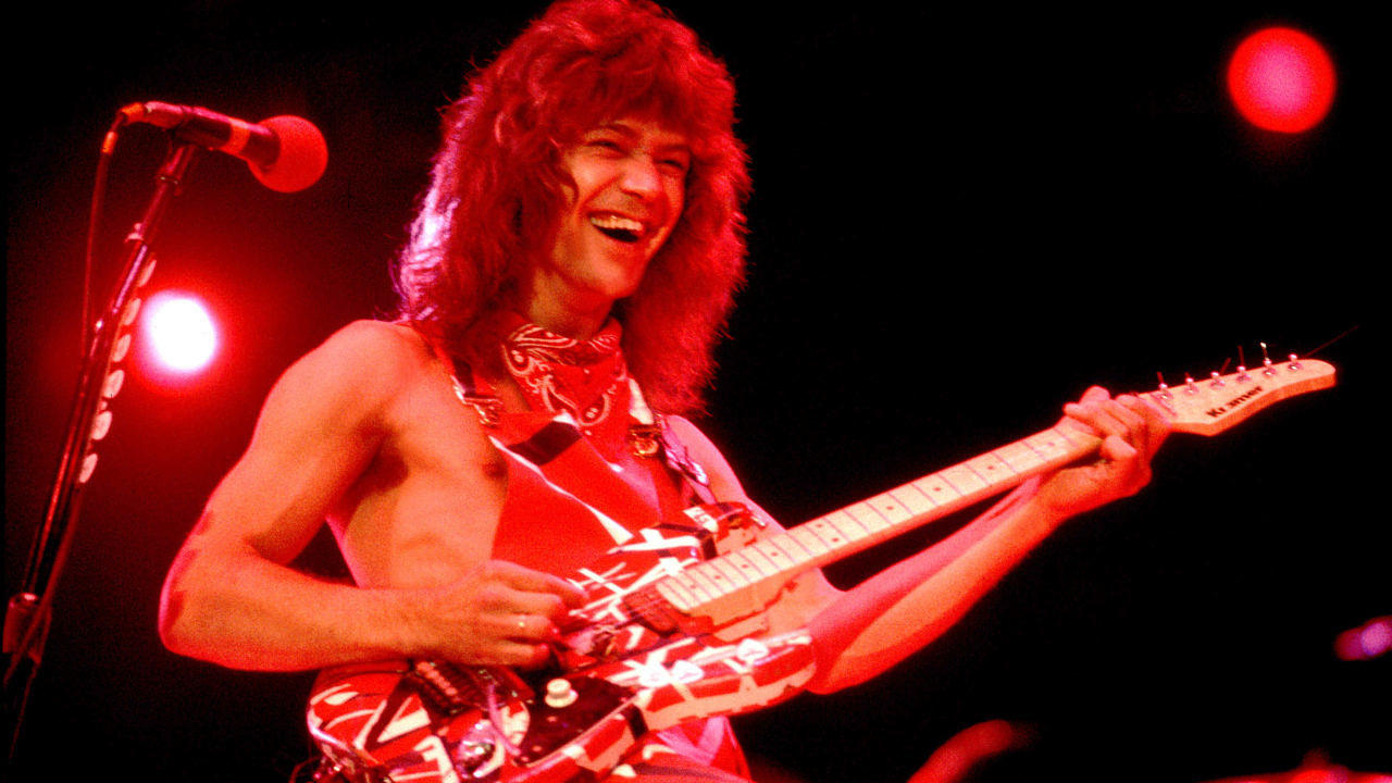 Eddie Van Halen 1983 beim Auftritt auf dem US Festival im kalifornischen Ontario