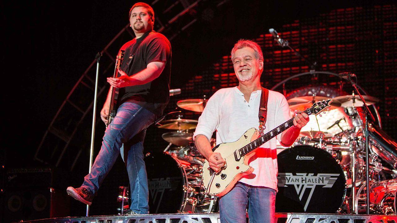 Eddie and Wolfgang Van Halen