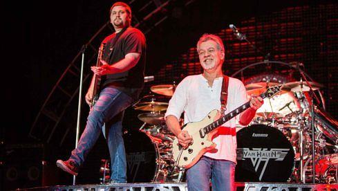 Eddie and Wolfgang Van Halen