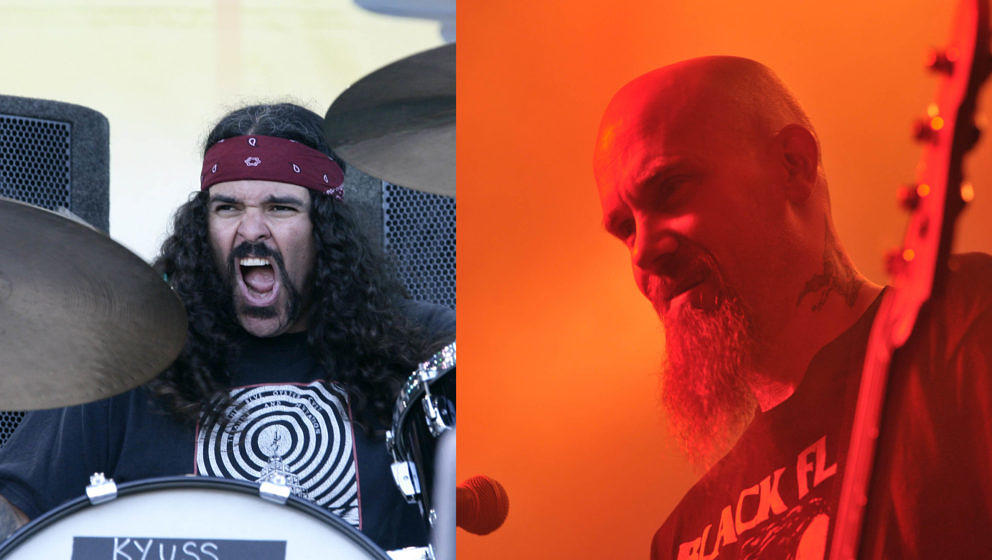 Brant Bjork (l.) und Nick Oliveri machen nach Kyuss und Kuyss Lives! wieder gemeinsame Sache