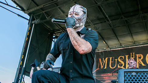 Mushroomhead live im White River Amphitheater am 8. Juli 2014 in Enumclaw, Washington.