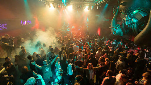 Erinnerung an bessere Zeiten: Party im Turock