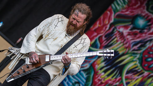 Brent Hinds mit Mastodon @ Summer Breeze 2016