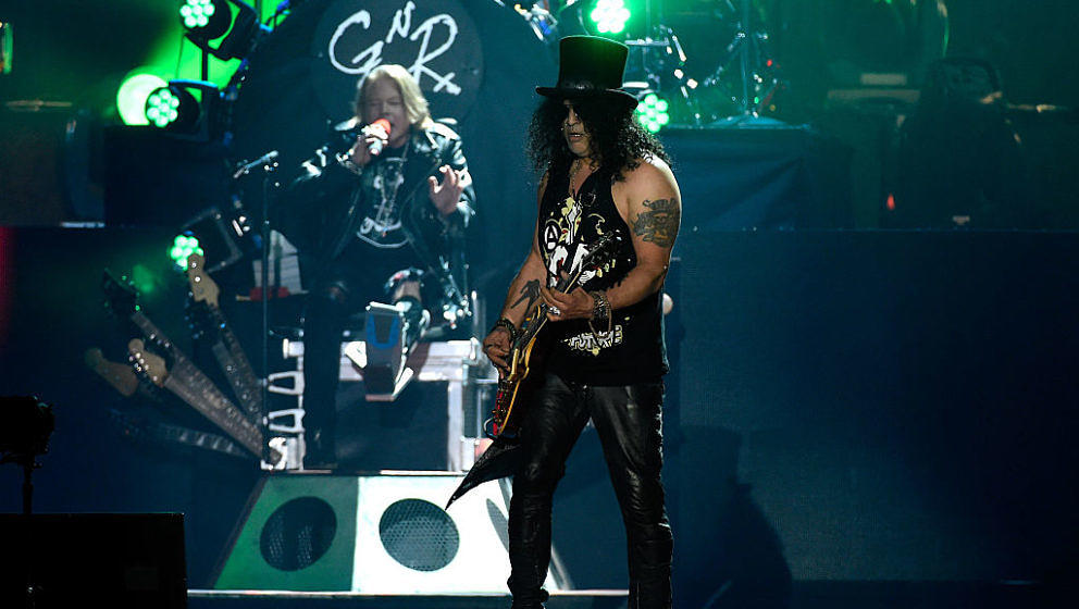 Slash mit Guns N' Roses beim Coachella Valley Music & Arts Festival 2016