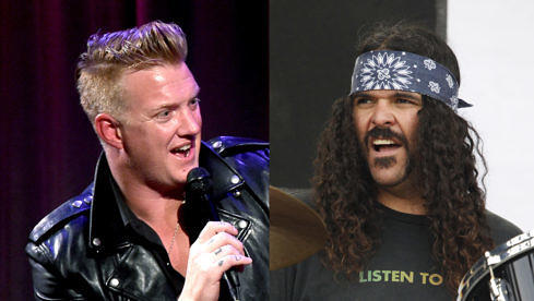 Josh Homme (l.) und Brant Bjork haben über Kyuss gesprochen