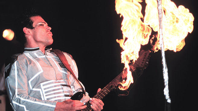Rammstein-Gitarrist Richard Kruspe, 2001.
