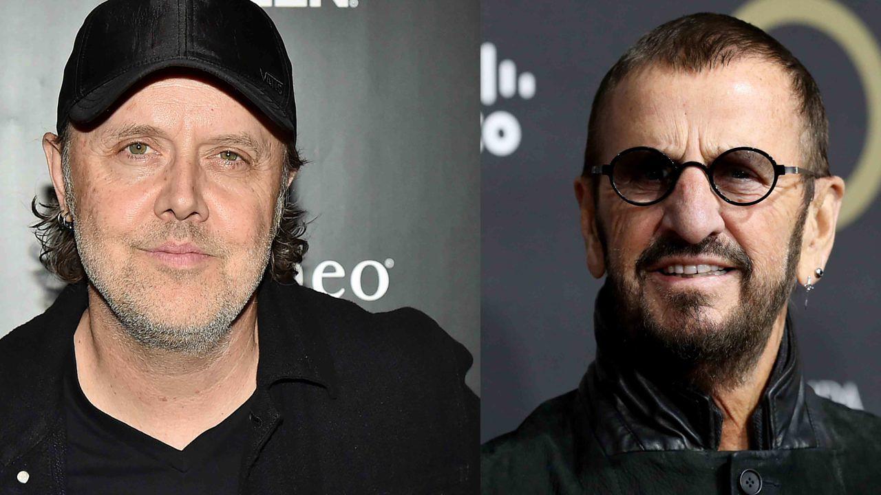 Chris Jericho stellt Lars Ulrich (l.) auf eine Stufe mit Ringo Starr