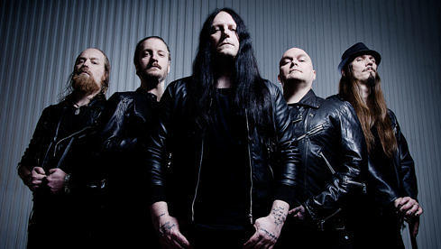 Katatonia mit Anders Nyström (l.) und Jonas Renkse (M.)