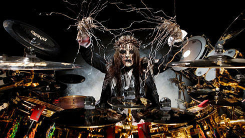 Joey Jordison mit Slipknot, 2008.