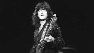 Bob Daisley mit der Ozzy Osbourne Band auf der "Blizzard Of Ozz"-Tour, September-Oktober 1980 in UK.