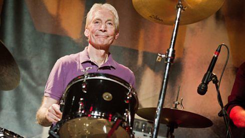 Charlie Watts bei einem Auftritt 2011 in Paris