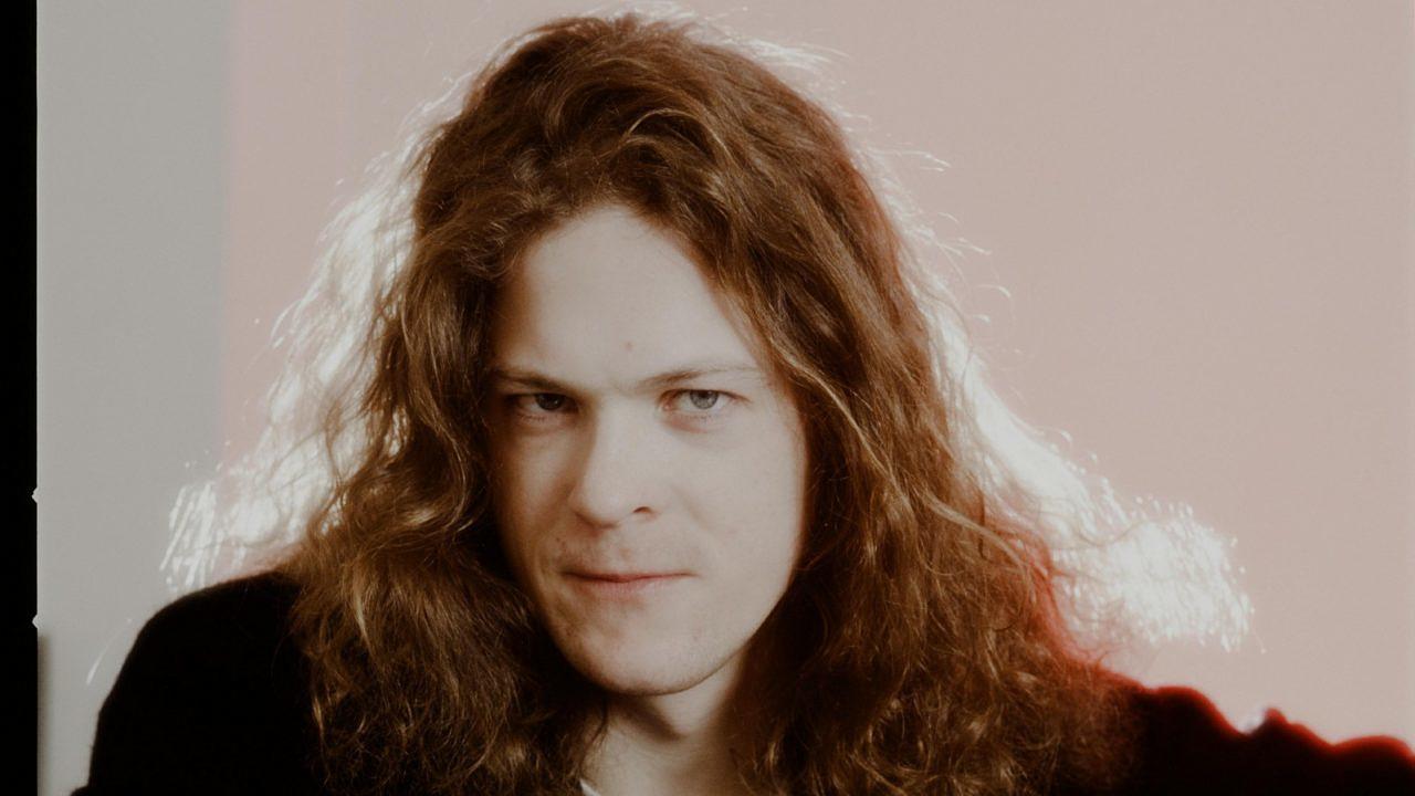 Ex-Metallica-Bassist Jason Newsted bei einer Foto-Session 1991 in Tokio