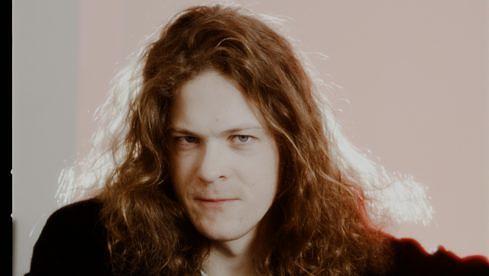 Ex-Metallica-Bassist Jason Newsted bei einer Foto-Session 1991 in Tokio