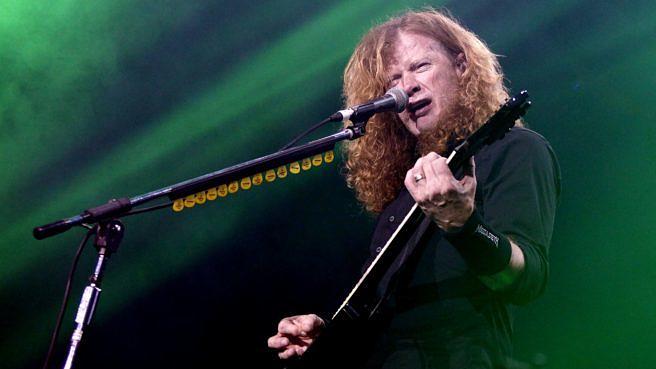 Dave Mustaine beim Megadeth-Auftritt auf dem Stone Free Festival am 16. Juni 2018 in London