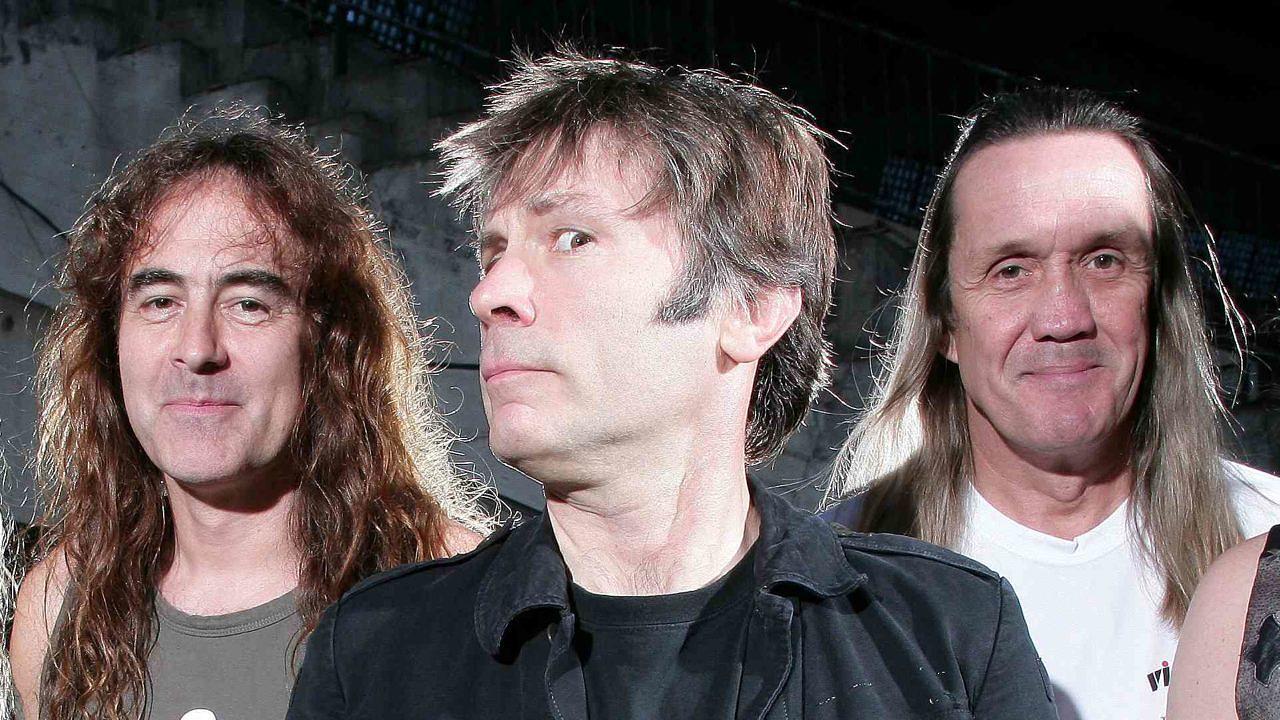 Steve Harris, Bruce Dickinson und Nicko McBrain (v.l.) 2007 in Sofia