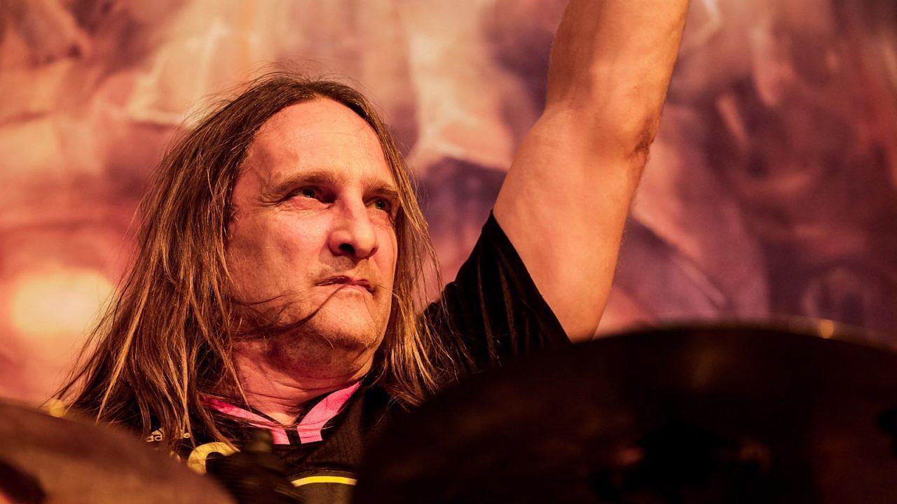 Tom Hunting 2015 mit Exodus im The Warfield Theater in San Francisco