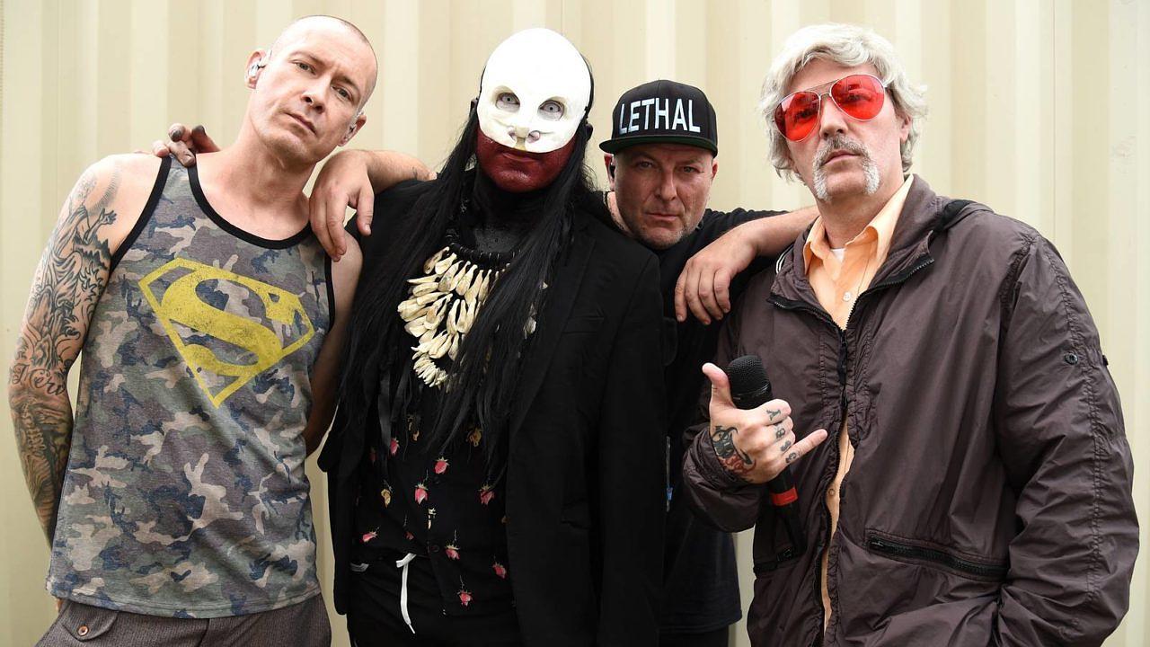 Limp Bizkit im Backstage-Bereich beim Lollapalooza 2021 in Chicago
