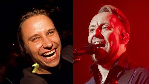 Entombed A.D.-Frontmann LG Petrov (l.) und Michael Poulsen von Volbeat konnten gut miteinander