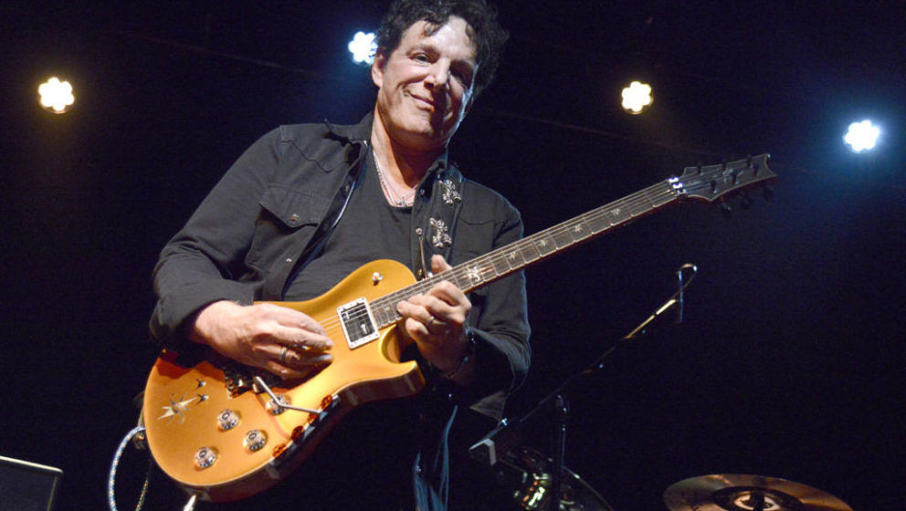 SAN FRANCISCO, CA - FEBRUARY 09:  Neal Schon performs during Neal Schon's Journey Through Time at The Independent on February