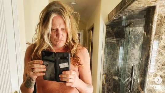 Sebastian Bach hält sich fit