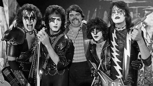 "Big" John Harte in den Siebzigern mit Kiss