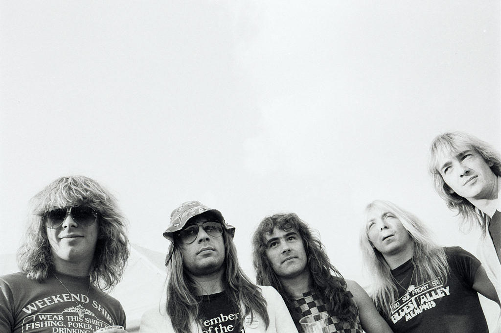 Adrian Smith mit Iron Maiden 1982