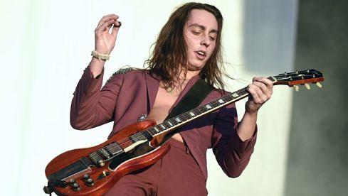 Jake Kiszka mit Greta Van Fleet beim ACL Music Festival in Austin, Texas (21.Oktober 2021)