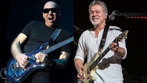 Joe Satriani (l.) ist mit der Van Halen-Familie im Gespräch bezüglich einer Tribute-Tour zu Ehren von Eddie Van Halen