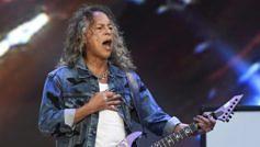 Metallica-Gitarrist Kirk Hammett während des Auftritts beim BottleRock Napa Valley Festival am 27. Mai 2022