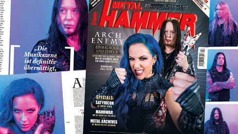 Arch Enemy Titelgeschichte in METAL HAMMER 07/2022