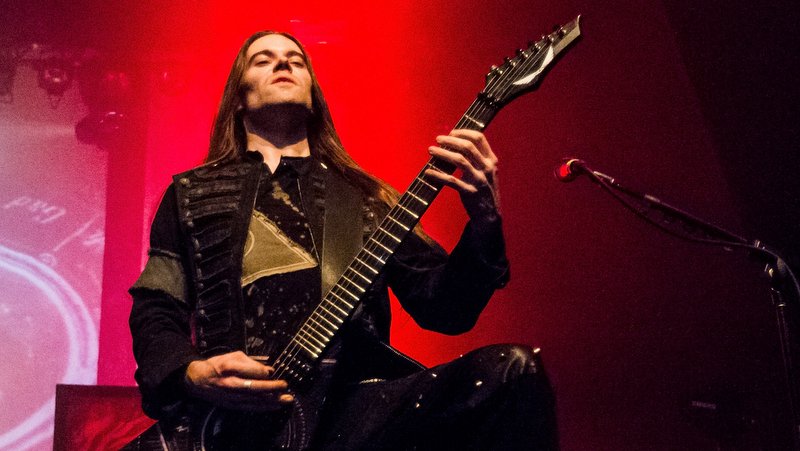 Nick Cordle mit Arch Enemy im The Regency Ballroom 2014 in San Francisco