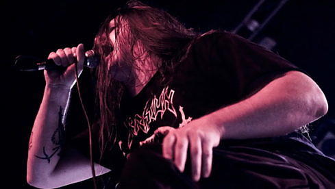 Corpsegrinder live mit Cannibal Corpse