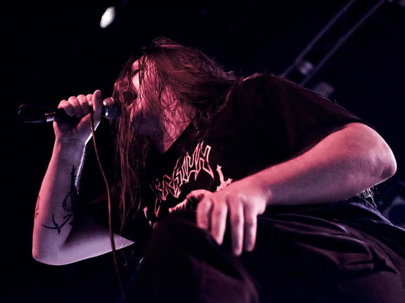 Corpsegrinder live mit Cannibal Corpse