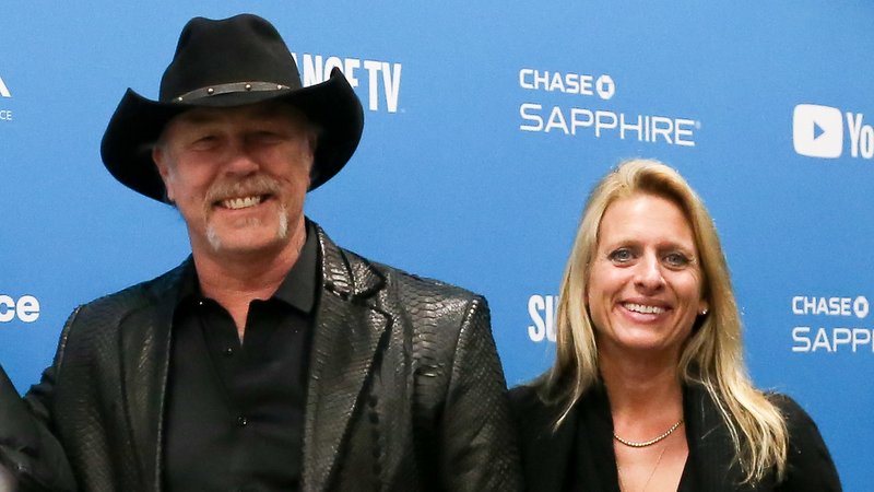 Metallica-Gitarrist James Hetfield mit seiner Frau Francesca beim Sundance Film Festival 2019