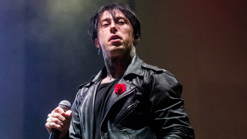 Falling in Reverse-Sänger Ronnie Radkte bei einem Auftritt 2018 in New Orleans