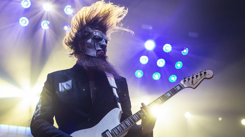 Jim Root beim Slipknot-Konzert am 21. Februar 2020 in Stockholm